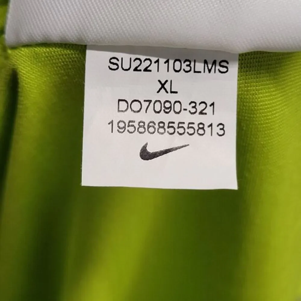 Nike Dri-Fit Boys Hybrid Muscle Training T Shirt Size XL Atomic Green DO7090-321